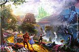 City Canvas Paintings - Dorthy Discovers the Emerald City